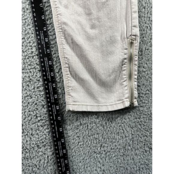 Chicos So Slimming Jeans Women 1 Mid Rise Ankle Zip Boho Feminine Cottagecore - Picture 5 of 10